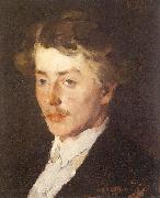Leibl, Wilhelm Portrait of Wilhelm Trubner oil painting reproduction